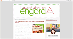 Desktop Screenshot of hastaelairemeengorda.com